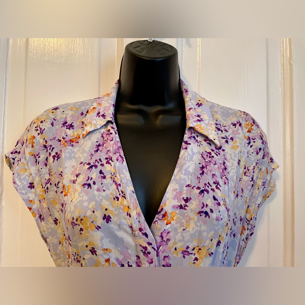 131- Tie Belt Shirt Dress - Picture 3 of 10